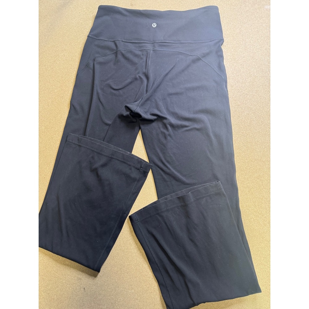 Lululemon Groove Pant Flare Super High- rise Nulu Flare Pant Black Size 12 $120 - Picture 8 of 10